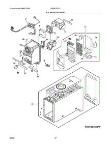 Ice Maker System|Icgrqc2255af.Svg parts for Frigidaire Bottom-Mount Refrigerator GRMC2273CD00 from AppliancePartsPros.com
