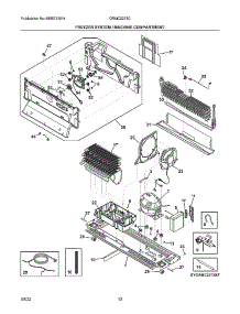 Freezer System|Sygrmc2273bf.Svg parts for Frigidaire Bottom-Mount Refrigerator GRMC2273CF00 from AppliancePartsPros.com