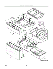 Freezer & Middle Drawer|Fdgrmg2272cf00.Svg parts for Frigidaire Side-By-Side Refrigerator GRMG2272CF00 from AppliancePartsPros.com