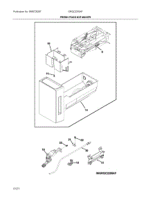Fresh Food Ice Maker parts for Frigidaire Bottom-Mount Refrigerator GRQC2255AF0 from AppliancePartsPros.com