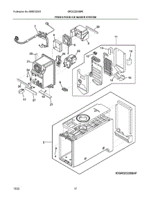 Fresh Food Ice Maker System parts for Frigidaire Bottom-Mount Refrigerator GRQC2255BF0 from AppliancePartsPros.com