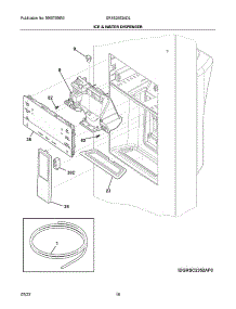 Ice & Water Dispenser parts for Frigidaire Side-By-Side Refrigerator GRSS2652AD1 from AppliancePartsPros.com