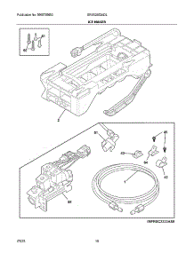 Ice Maker parts for Frigidaire Side-By-Side Refrigerator GRSS2652AD1 from AppliancePartsPros.com