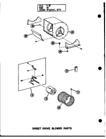 Direct Drive Blower Parts (Gs-80D / P96286-1F) (Gs-100D / P96286-4F) (Gs-80D-3 / P96140-14F) (Gs-80D-3 / P96286-14F) (Gs-100D-4 / P96140-6F) (Gs-100D-4 / P96286-6F) parts for Amana Furnace GS-100P/P96287-5F from AppliancePartsPros.com