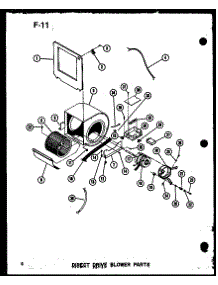 Direct Drive Blower Parts parts for Amana Furnace GS80DA-R3/P96362-6F from AppliancePartsPros.com
