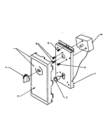 Control Panel Assembly parts for Amana Microwave GSAND7D-P4020005801 from AppliancePartsPros.com