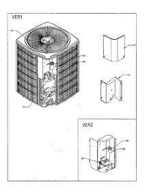 Control Panel parts for Goodman Central Air Conditioner GSC130181AE from AppliancePartsPros.com