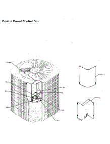 Control Panel parts for Goodman Central Air Conditioner GSC130241C from AppliancePartsPros.com
