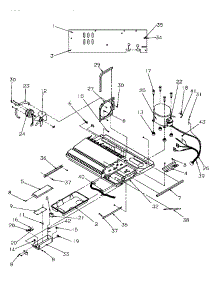Machine Compartment parts for Amana Side-By-Side Refrigerator GSDE3201SW-P1190901WW from AppliancePartsPros.com