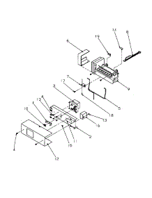 Ice Maker parts for Amana Side-By-Side Refrigerator GSDE3201SW-P1190901WW from AppliancePartsPros.com