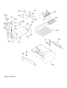 Ice Maker & Dispenser parts for Ge Side-By-Side Refrigerator GSE23GGPFCBB from AppliancePartsPros.com