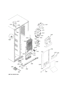 Freezer Section parts for Ge Side-By-Side Refrigerator GSE23GGPFCWW from AppliancePartsPros.com
