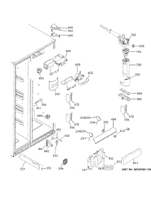 Fresh Food Section parts for Ge Side-By-Side Refrigerator GSE23GGPFCWW from AppliancePartsPros.com