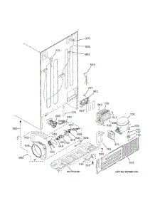 Machine Compartment parts for Ge Side-By-Side Refrigerator GSE23GYPECFS from AppliancePartsPros.com