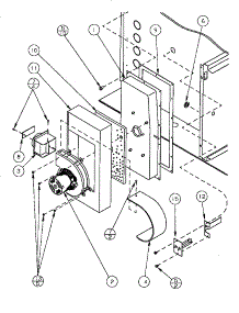 Collector Box Assembly parts for Amana Furnace GSI045D25A/P1160001F from AppliancePartsPros.com