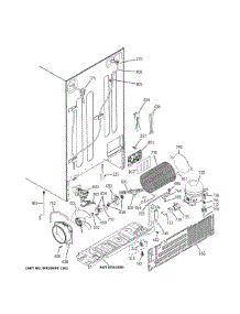 Machine Compartment parts for Ge Side-By-Side Refrigerator GSS23HSHPCSS from AppliancePartsPros.com