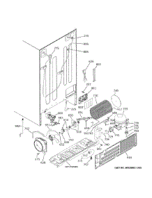 Machine Compartment parts for Ge Side-By-Side Refrigerator GSS25IGNRHWW from AppliancePartsPros.com