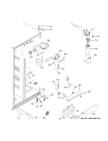 Fresh Food Section parts for Ge Side-By-Side Refrigerator GSS25IMNPHES from AppliancePartsPros.com