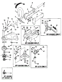 Figure 4 parts for Homelite Gas Line Trimmer GST from AppliancePartsPros.com
