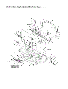 Height Adjustment / Roller Bar parts for Snapper Front-Engine Lawn Tractor GT255400 (2690630) from AppliancePartsPros.com