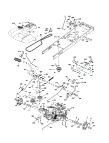 Drive parts for Husqvarna Front-Engine Lawn Tractor GT48XLSI (96043017700) from AppliancePartsPros.com