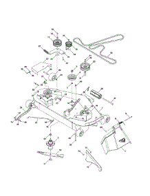 Mower Deck parts for Husqvarna Front-Engine Lawn Tractor GT48XLSI (96043017700) from AppliancePartsPros.com