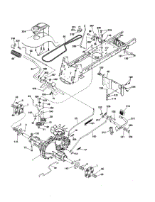 Drive parts for Husqvarna Front-Engine Lawn Tractor GT54CS-917502140 from AppliancePartsPros.com