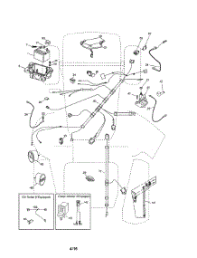 Electrical parts for Husqvarna Riding Mower & Tractor GT54CS-96043022500 from AppliancePartsPros.com