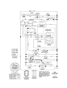 Schematic Diagram parts for Husqvarna Riding Mower & Tractor GT54CS-96043022500 from AppliancePartsPros.com