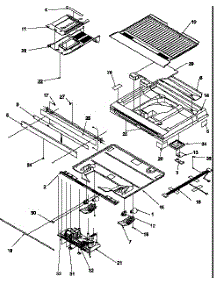 Divider Block parts for Amana Top-Mount Refrigerator GTA18B2W-P1192602WW from AppliancePartsPros.com