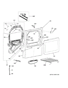Front Panel & Door parts for Ge Dryer GTD75GCSL1WS from AppliancePartsPros.com
