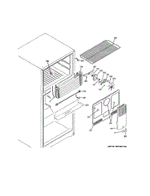 Freezer Section parts for Ge Top-Mount Refrigerator GTE18GSHMRSS from AppliancePartsPros.com