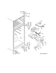 Fresh Food Section parts for Ge Top-Mount Refrigerator GTE18GSHMRSS from AppliancePartsPros.com