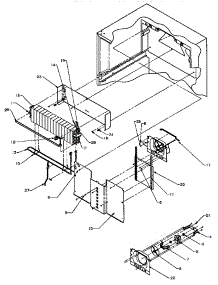 Evaporator Area parts for Caloric Top-Mount Refrigerator GTG18AW/P1181714WW from AppliancePartsPros.com