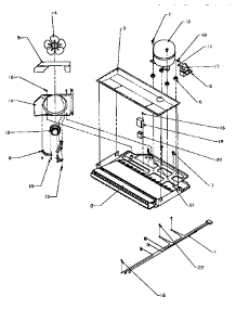 Compressor Compartment parts for Caloric Top-Mount Refrigerator GTG18AW/P1181714WW from AppliancePartsPros.com