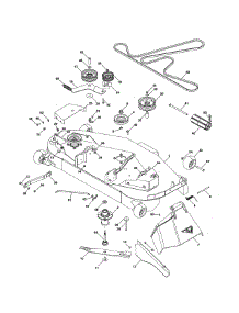 Mower Deck parts for Husqvarna Front-Engine Lawn Tractor GTH52XLS-96045005700 from AppliancePartsPros.com