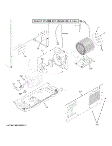 Machine Compartment parts for Ge Top-Mount Refrigerator GTS16DTHPRWW from AppliancePartsPros.com