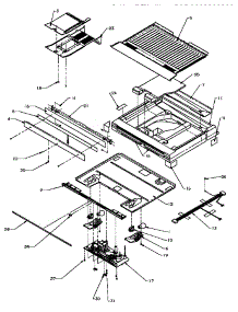 Divider Block parts for Caloric Top-Mount Refrigerator GTW18AW/P1188801WW from AppliancePartsPros.com