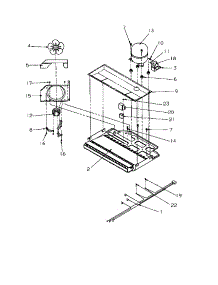 Compressor Compartment parts for Amana Top-Mount Refrigerator GTW21B2L-P1192901WL from AppliancePartsPros.com