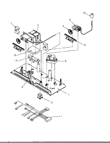 Control Assembly parts for Amana Top-Mount Refrigerator GTW21B2L-P1192901WL from AppliancePartsPros.com