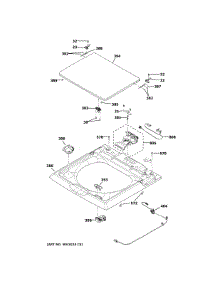 Top Panel & Lid parts for Ge Washer GTW465ASN1WW from AppliancePartsPros.com