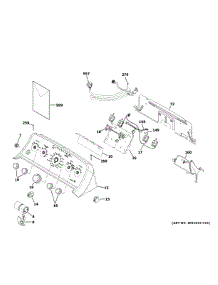 Controls & Backsplash parts for Ge Washer GTW465ASN3WW from AppliancePartsPros.com