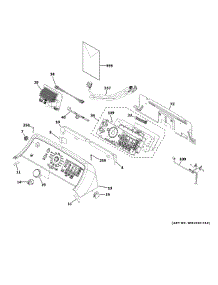 Controls & Backsplash parts for Ge Washer GTW720BPN1DG from AppliancePartsPros.com