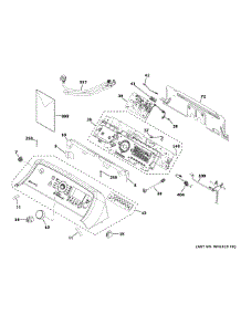 Controls & Backsplash parts for Ge Washer GTW840CSN0WS from AppliancePartsPros.com