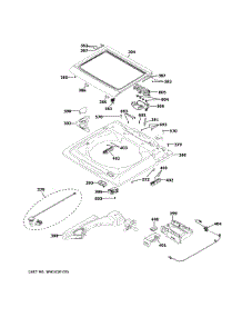 Top Panel & Lid parts for Ge Washer GTW845CPN0DG from AppliancePartsPros.com