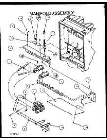 Manifold Assembly parts for Amana Furnace GUC045C30C/P1114307F from AppliancePartsPros.com