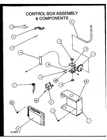 Control Box Assembly & Components parts for Amana Furnace GUC045X30A/P1173601F from AppliancePartsPros.com