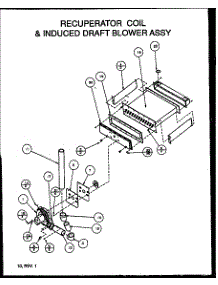 Recuperator Coil & Induced Draft Blower Assy parts for Amana Furnace GUD045X30A/P1164507F from AppliancePartsPros.com