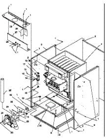 Cabinet Assembly parts for Amana Furnace GUD070X30B/P1208002F from AppliancePartsPros.com
