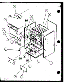 Cabinet parts for Amana Furnace GUD090B50A/P1115005F from AppliancePartsPros.com